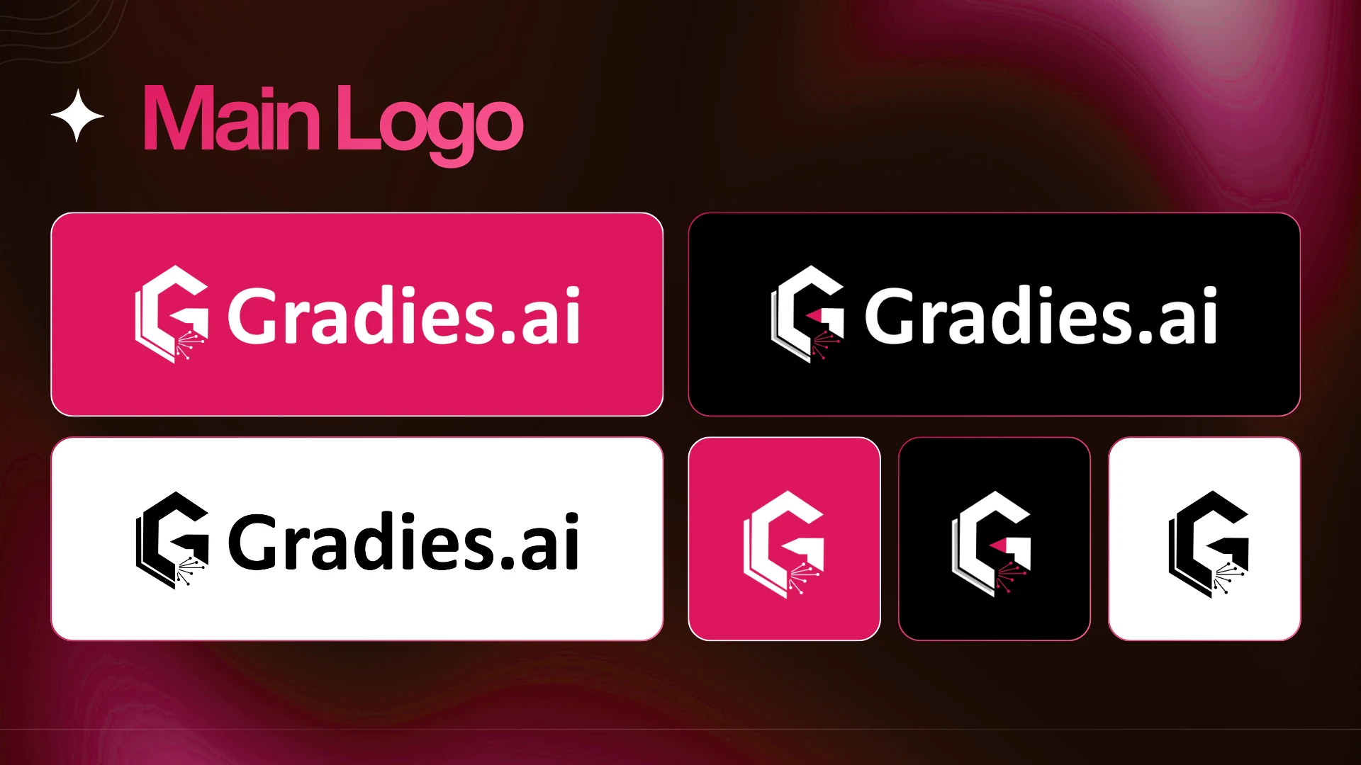 Gradies AI logo system