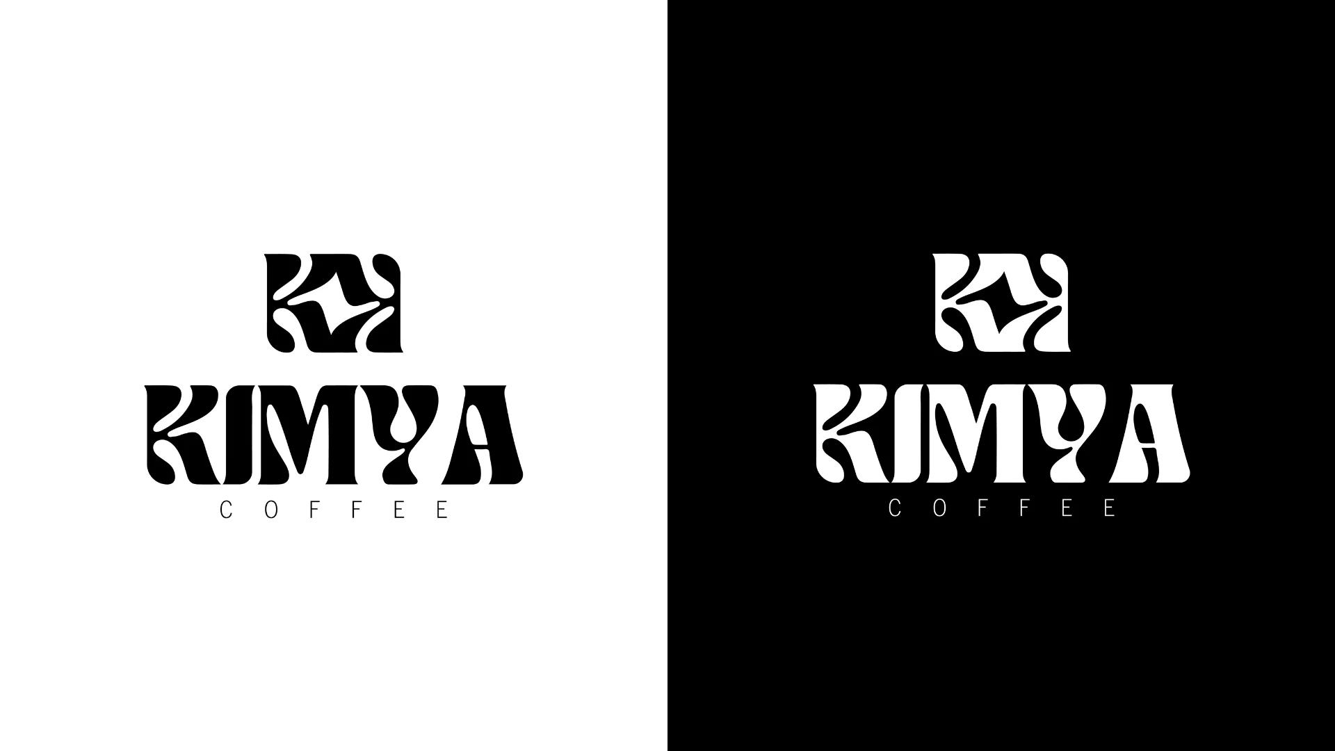 Kimya Coffee monochrome logo